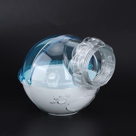 Hamster Sand Bathroom Plastic Small Pet Sand Bath Container Hamster Sandbox Sauna Room External Bathroom for Small Pet Self Clean(Blue)