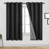DWCN 100% Black Out Curtains 63 Length for Bedroom/Living Room/Nursery/Office