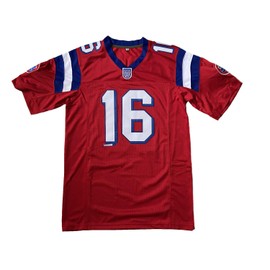 Shane Falco Jersey #16 The Replacements Movie Football Jersey Men Red (16 Red, Large)