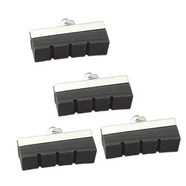 jebyltd Bicycles V Brake Pads Set 2 Pairs Bike Brake Shoes Mountain Bike Front Back Wheel V Brake Pads for Bicycle