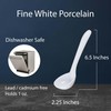 HIC Kitchen Gravy Ladle, Fine Porcelain, 1-Ounce