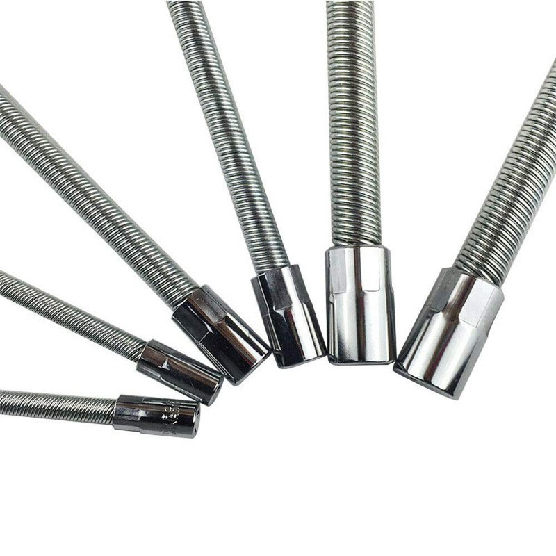 Spring Socket Vogueing Tool Socket Extension Bar Square Head Flexible