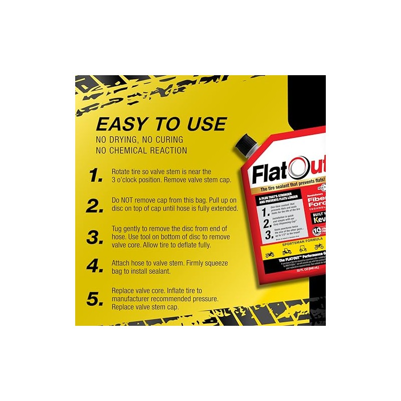 Flat Out Off Road Tire Sealant - 32 Ounce Bag,