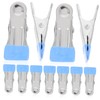 IWOWHERO 30pcs Winter Pool Cover Clips Stainless Steel Fixing Clamps
