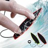 WUSJCOF 5 x Finger Surfboard, Mini Surfboard, for Car in