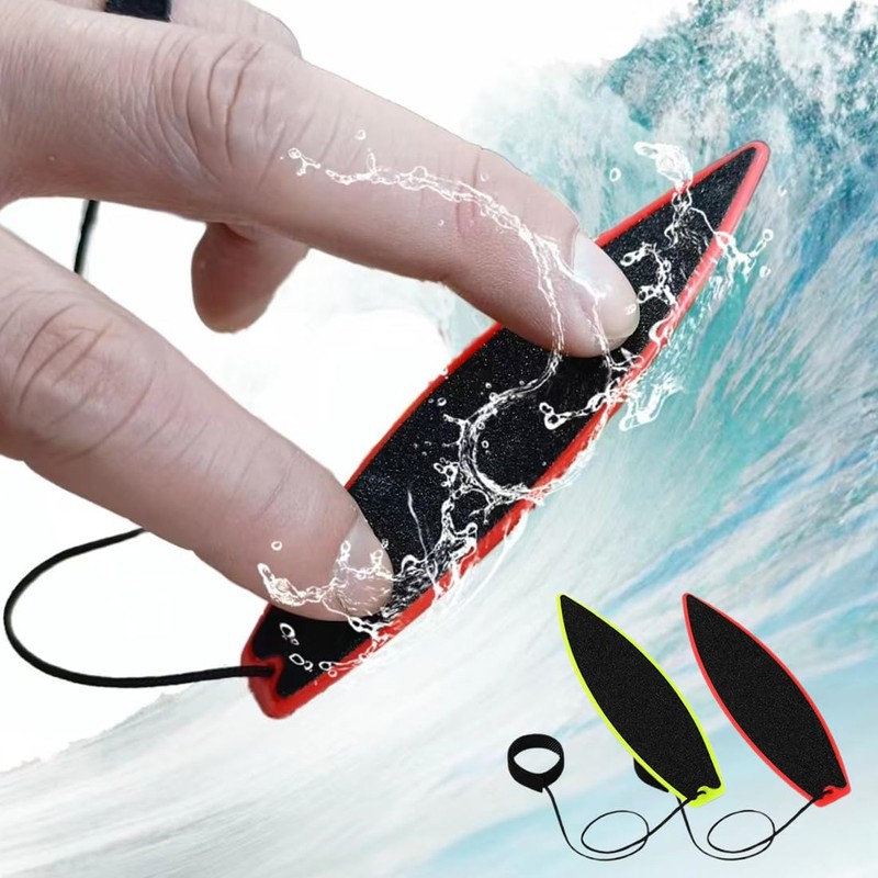 WUSJCOF 5 x Finger Surfboard, Mini Surfboard, for Car in