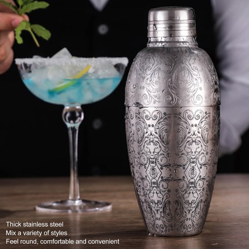 Boston Cocktail Shaker 304 Stainless Steel Bartending Mixer Shaker Bar