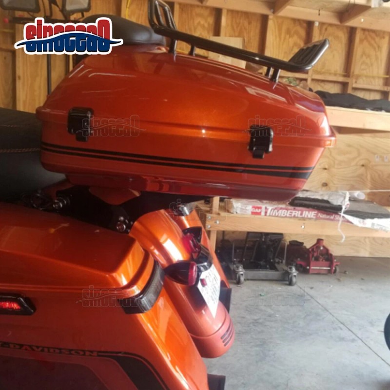 sinocea0 Rear Tour-Pak Trunk Luggage Rack Relocator Kit For Harley