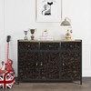 FunStick Bronze Black Concrete Wallpaper Peel and Stick Textured Metallic