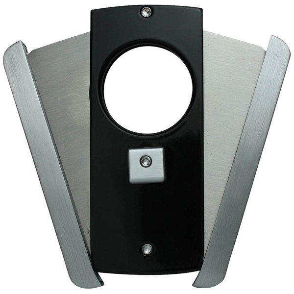 Visol VCUT30005 "Axe" Stainless Steel Cigar Cutter, Glossy Black