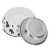 Dog Food and Water Bowl AntiSlip Base Stainless Steel Pet