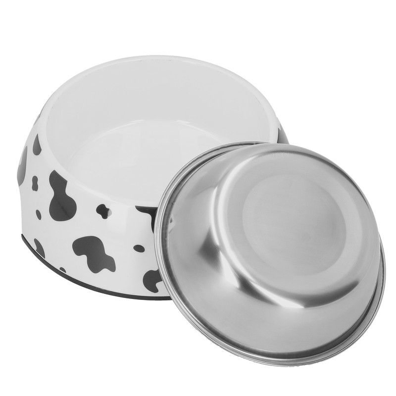 Dog Food and Water Bowl AntiSlip Base Stainless Steel Pet