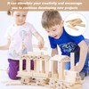 keyxer 30 Pieces Wooden Blocks for Crafts, 100 x 20