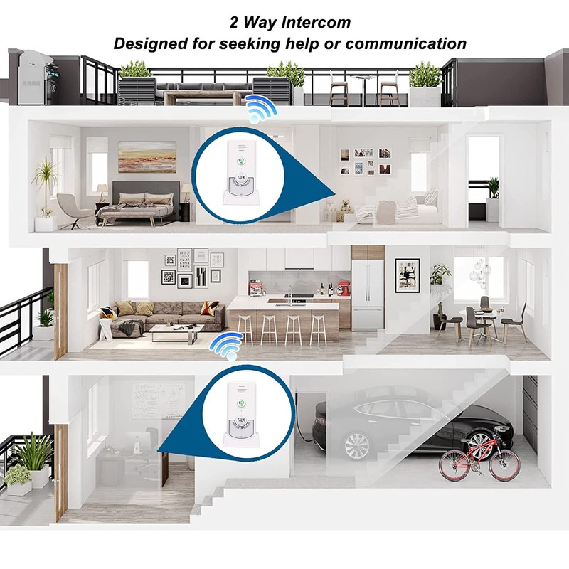 Timbre de Intercomunicador de Voz para el Hogar Inalámbrico de