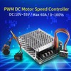 DC Motor Speed Controller, DC10V-55V PWM Reversible and Adjustable Continuous