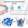 DomeStar 1LB Glass Marbles Bulk, Marbles for Vases 0.63 Inch