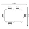 VoltShine IP68 Waterproof Case with 5 Ports: Robust and Safe,