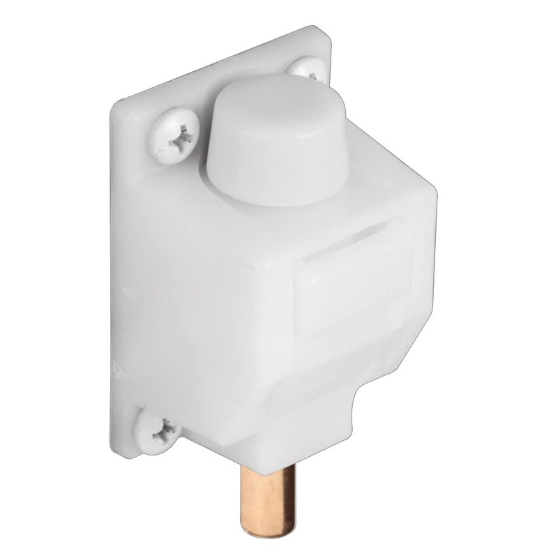 Prime-Line U 9869 5/16 In. Diameter, Foot Operated, White, Sliding