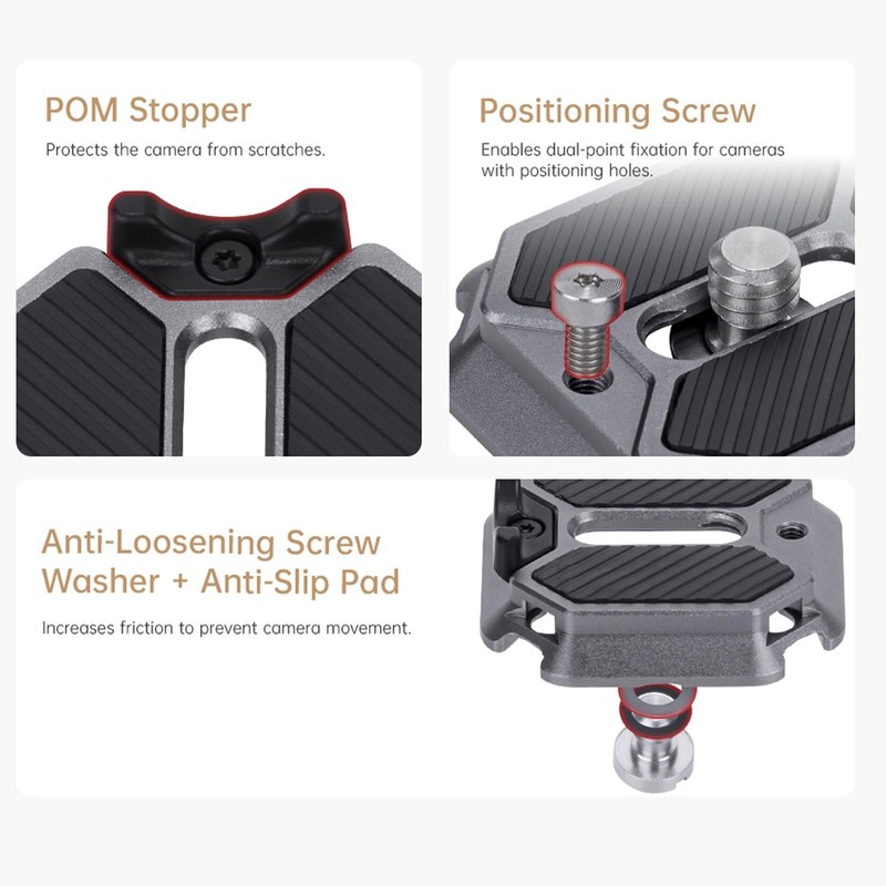 FALCAM F38 Quick Release Camera Plate Kit for RS4 Mini,