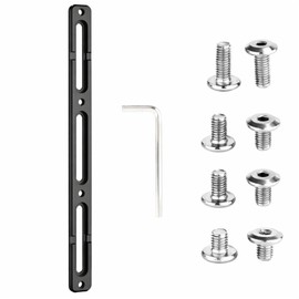 Bottle Cage Adapter Bicycle Drink Holder Mount Adjustable Road Bike Cross Bike Mountain Bike Aluminum Alloy Black 8.1 inches (20.5 cm) Lightweight Durable
