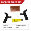 Luminuti 1 Pack 8 Pieces Tire Repair Kit with Drill