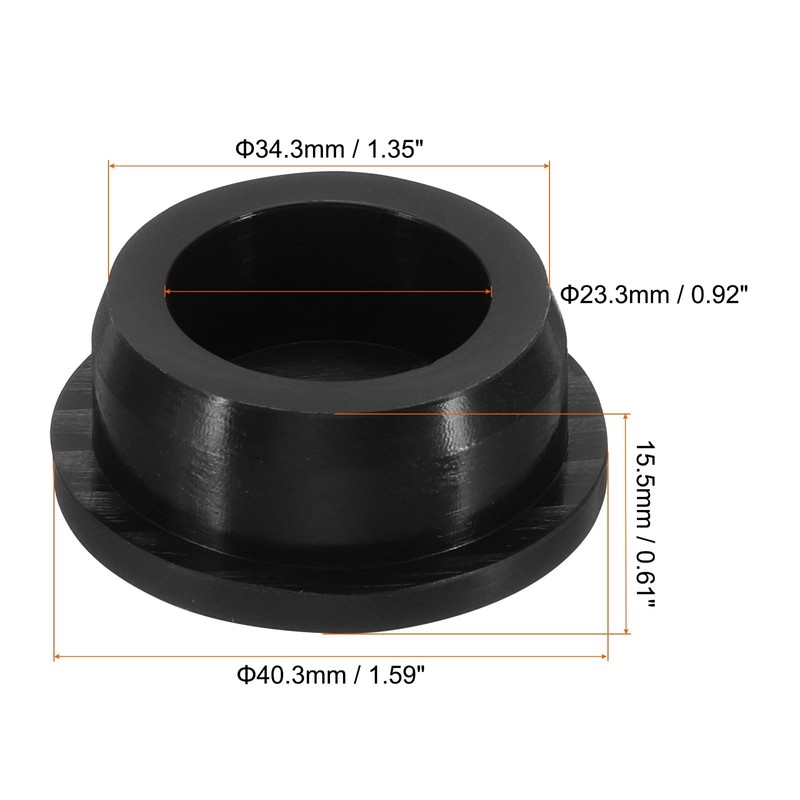 MECCANIXITY Silicone Rubber Hole Plug 34.3mm Diameter Soft Flexible Stopper