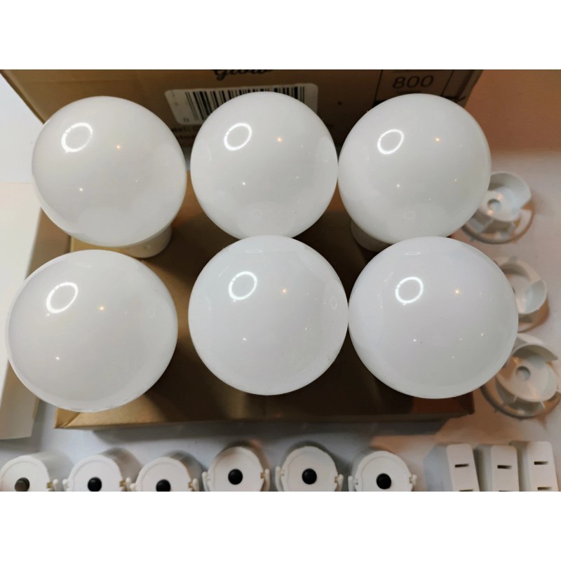Living Glow 6 Battery Backup LED Bulbs CP-BL03-9WELN Daylight Soft