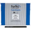 ForPro Professional Collection Tableros de espuma de uñas, negro, grano