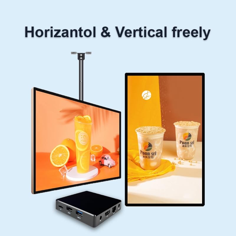 Lunzn Adertising Media Player Box Commercial Display Mate Remote Publish