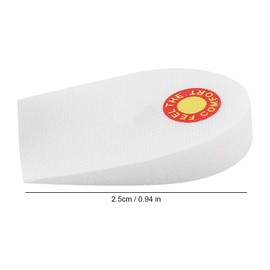 Height Increase Insole Heel Lift Insert Comfortable Breathable Height Boost for Men and Women Suitable for Sneakers Leather Shoes Boosts Sponge Loop Knitted Fabric 2.5cm