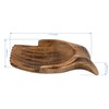 Divit Shilp Natural Wooden Tray, Serving Bowl for Salad, Veggies