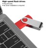 USB Flash Drive Candy Red Rotatable Portable Storage Memory Stick