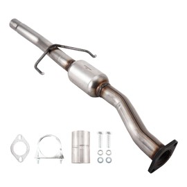 PHILTOP Rear Catalytic Converter Kit W/Gasket Direct-Fit Compatible with Toyota RAV4 2.4L 2004-2005 Replace# 54648, 644037, 41182, 1742028380, 49020, 40954, 642842, 23637, 0961676 (EPA Compliant)