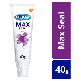 Poligrip Max Seal, Denture Fixative Cream, 40 g, Pack of 6
