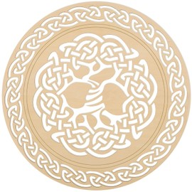 Celtic Knot Tree of Life Wooden Wall Art 12", Celtic Art, Irish Symbols,Celtic Triple Spiral, Celtic Decor, Irish Wall Art, Triple Helix Spiral, Wooden Wall Art,Fourth Level Mfg. Designs