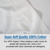 100% Egyptian Cotton Flat Sheet Super Soft Breathable Hypoallergenic Easy
