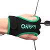 LWANO Archery Gloves Leather Practice Hunting Three Finger Protector for