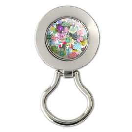 Succulents Oasis Pattern Magnetic Metal Eyeglass ID Badge Holder