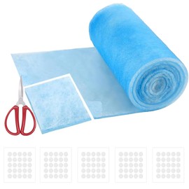 Aisetmoon 12" x 140" Air Vent Filters Kit, Cut to Size Floor Vent Filters Kit for home, Air Conditioner Vent Register Filters Pads MERV 8 Electrostatic Air Filter Roll