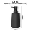 zuxzmj Black Hand Soap Dispenser with No Rust Pump for