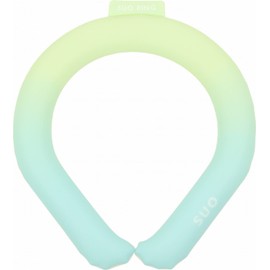Suo Ring 28° (82.4 °F) Ice, Cooling Ring, Neck Cooler, Chilly, Heat Stroke Prevention, Indoor Work, Kitchen, Greenhouse, Watching Sports, Outdoor, Sustained Temperature Control, PCM, M, Pistachio Green
