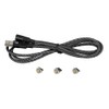 Artec 91689 3-in-1 Magnetic Charging Cable, Cable, Cord, Terminal Replacement,