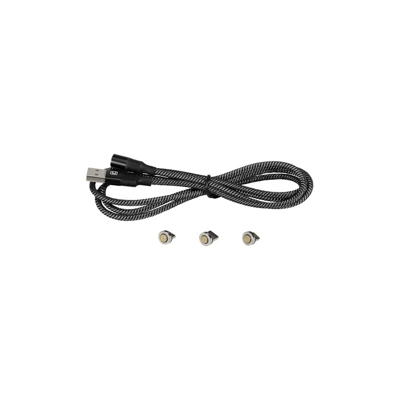 Artec 91689 3-in-1 Magnetic Charging Cable, Cable, Cord, Terminal Replacement,
