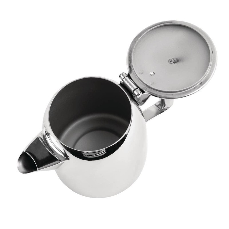 Olympia Cosmos Tea Pot Stainless Steel 12Oz Infuser Innovative -