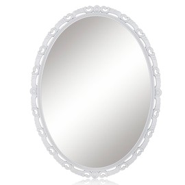 ARTLYMERS Magnetic Locker Mirror, Real Glass Small Mirrors for Lockers with Magnetic Backing, School Locker, Bathroom, Household Refrigerator, Locker Accessory or Office Cabinet (Grey)