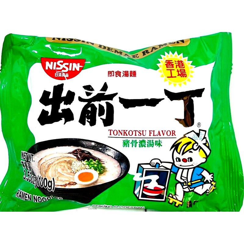 Nissin Tonkotsu Demae Ramen Instant Noodles 3.53 oz x 30