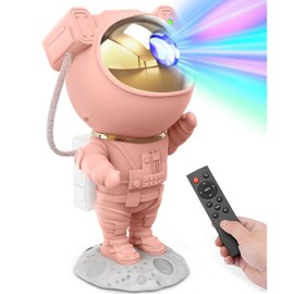Mooyran Star Projector, Galaxy Projector for Bedroom, Remote Control & Time Space Projector, Night Light Projector for Kids Adults Gaming Room, Home Theater, Ceiling, Room Decor (Pink Exclusive)