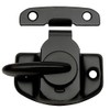 Designers Impressions 53638 Flat Black Cam-Action Window Sash Lock and