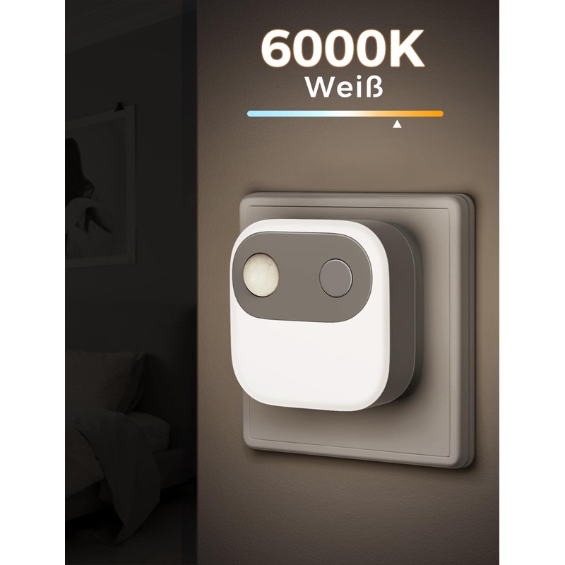 Emeritpro Night Light Socket, Pack of 2 Night Light with