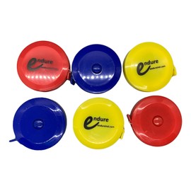 6 Pack Tape Measure, Push Button Soft Retractable Measuring Tape, Body Tape 60" Length